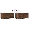 TV Cabinets 2 pcs Brown Oak | Engineered Wood | HipoMarket