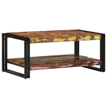 Multicolour Coffee Table - Solid Reclaimed Wood | HipoMarket