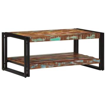 Multicolour Coffee Table - Solid Reclaimed Wood | HipoMarket