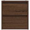 Wall-Mounted Bedside Cabinets - 2 pcs Brown Oak | HipoMarket