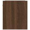 Wall-Mounted Bedside Cabinets - 2 pcs Brown Oak | HipoMarket