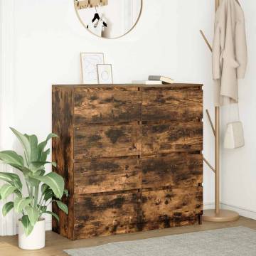 Stylish Smoked Oak Sideboard - 100x35x99 cm | HipoMarket