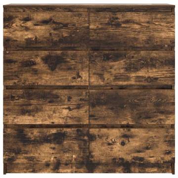 Stylish Smoked Oak Sideboard - 100x35x99 cm | HipoMarket