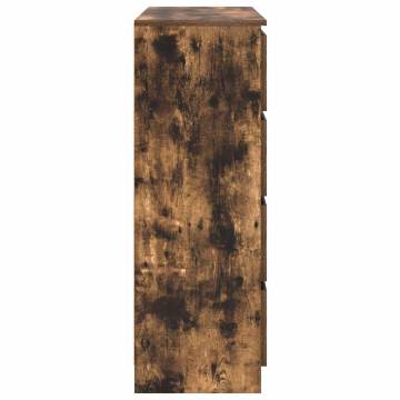 Stylish Smoked Oak Sideboard - 100x35x99 cm | HipoMarket