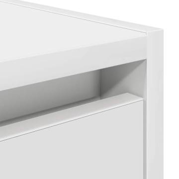 Wall-mounted Bedside Cabinets - 2 pcs White | HipoMarket