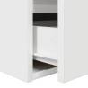 Wall-mounted Bedside Cabinets - 2 pcs White | HipoMarket