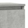 Stylish Concrete Grey Sideboard with Drawer - 71x35x65 cm