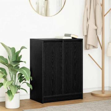 Black Oak Sideboard - 57x34x76 cm | Stylish Storage Solution