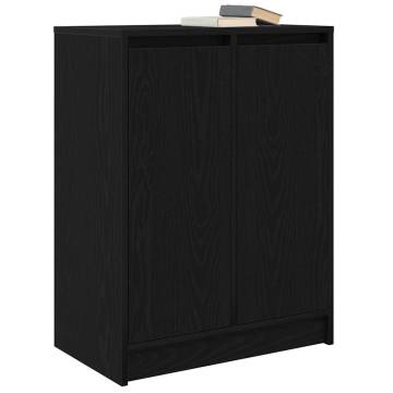 Black Oak Sideboard - 57x34x76 cm | Stylish Storage Solution