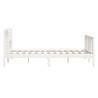 White Solid Wood Bed Frame 120x200 cm - Stylish & Sturdy