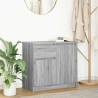  Sideboard with Drawer Grey Sonoma 71x35x65 cm Engineered Wood Colour grey sonoma Quantity in Package 1 