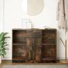 Smoked Oak Sideboard with Drawer | Stylish Storage Solution