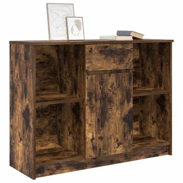 Smoked Oak Sideboard with Drawer | Stylish Storage Solution