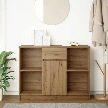 Artisan Oak Sideboard with Drawer - Stylish Storage Solution