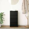 Stylish Black Oak Sideboard - 37.5x35x76 cm | HIPO Market