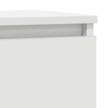 Stylish White Sideboard with Drawer | 71x35x65 cm | Hipomarket