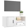 Stylish TV Cabinets - High Gloss White - 2 pcs | HipoMarket