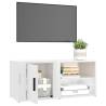 Stylish TV Cabinets - High Gloss White - 2 pcs | HipoMarket