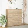  Sideboard Sonoma Oak 100x35x99 cm Engineered Wood Colour sonoma oak Quantity in Package 1 