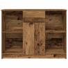 Stylish Old Wood Sideboard with Drawer - 101x35x76 cm