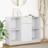  Sideboard with Drawer White 101x35x76 cm Engineered Wood Colour white Quantity in Package 1 