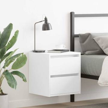 Wall-mounted Bedside Cabinet White - 38x34x40 cm | HipoMarket