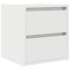 Wall-mounted Bedside Cabinet White - 38x34x40 cm | HipoMarket