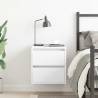 Wall-mounted Bedside Cabinet White - 38x34x40 cm | HipoMarket