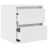 Wall-mounted Bedside Cabinet White - 38x34x40 cm | HipoMarket