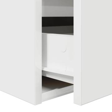 Wall-mounted Bedside Cabinet White - 38x34x40 cm | HipoMarket