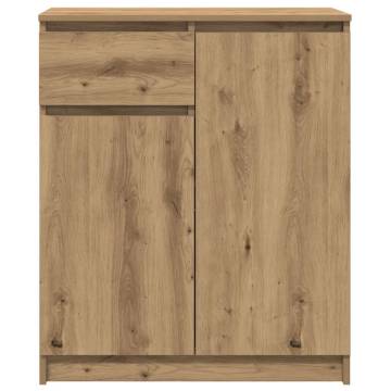 Artisan Oak Sideboard with Drawer - 71x35x84 cm | HipoMarket UK