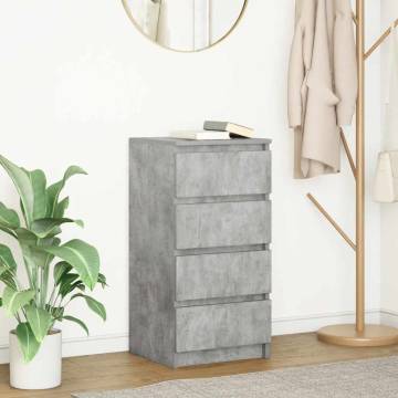 Concrete Grey Sideboard - Stylish Storage Solution | HipoMarket