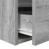 Wall-mounted Bedside Cabinets - 2 pcs Grey Sonoma | HipoMarket