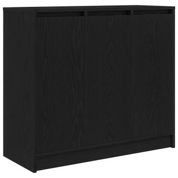 Sideboard Black Oak - Stylish & Practical Storage Solution