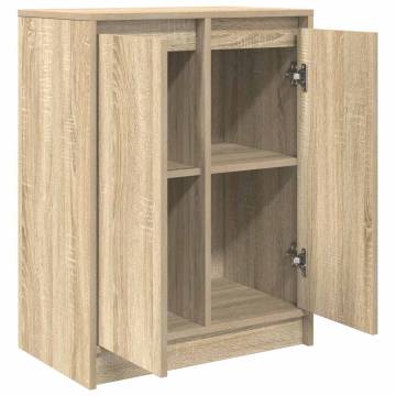 Sonoma Oak Sideboard - 57x34x76 cm Engineered Wood