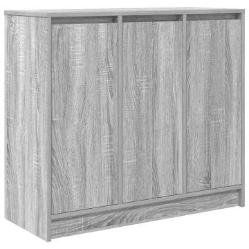 Sideboard Grey Sonoma - 85x34x76 cm Engineered Wood Storage