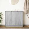 Sideboard Grey Sonoma - 85x34x76 cm Engineered Wood Storage