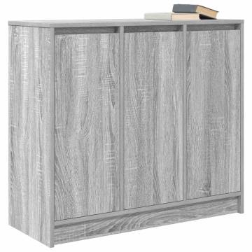 Sideboard Grey Sonoma - 85x34x76 cm Engineered Wood Storage