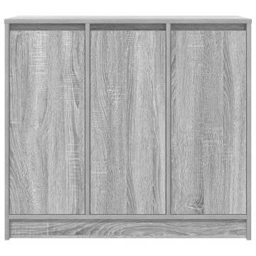 Sideboard Grey Sonoma - 85x34x76 cm Engineered Wood Storage