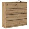 Artisan Oak Sideboard 100x35x99 cm | Durable Storage Solution