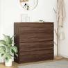  Sideboard Brown Oak 100x35x99 cm Engineered Wood Colour brown oak Quantity in Package 1 