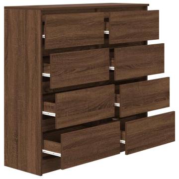 Brown Oak Sideboard - Stylish & Durable Storage Solution