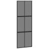 Stylish Sliding Door with Black Hardware Set - 76x205 cm