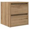 Wall-Mounted Bedside Cabinets - Artisan Oak - 2 pcs