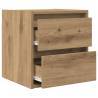 Wall-Mounted Bedside Cabinets - Artisan Oak - 2 pcs