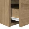 Wall-Mounted Bedside Cabinets - Artisan Oak - 2 pcs