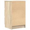 Stylish Bedside Cabinet with 3 Drawers - Sonoma Oak 39x35x65 cm