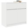 Stylish 80x34 cm White Sideboard with Drawer | Hipo Market