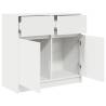 Stylish 80x34 cm White Sideboard with Drawer | Hipo Market