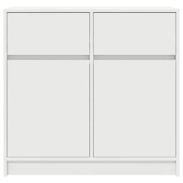 Stylish 80x34 cm White Sideboard with Drawer | Hipo Market